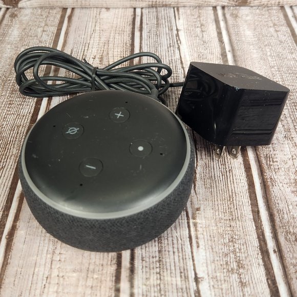 Amazon Other Amazon Echo Dot D9n29t 3rd Gen Smart Speaker W Alexa Voice Control Cord Works